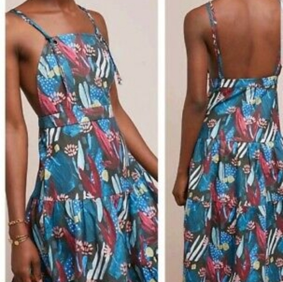 Anthropologie Dresses & Skirts - Eva Franco Anthropologie Tiered Mosaic Dress NWT